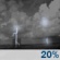 Wednesday Night: A slight chance of showers and thunderstorms before 1am. Mostly clear, with a low around 73. Heat index values as high as 97. Southeast wind around 0 mph. Chance of precipitation is 20%. Wednesday Night: Slight Chance Showers And Thunderstorms