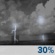 Overnight: Chance Showers And Thunderstorms