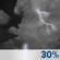 Wednesday Night: Chance Showers And Thunderstorms